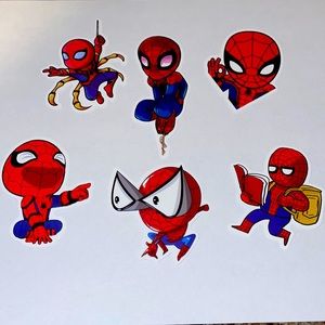 Spider Man Vinyl Sticker Set